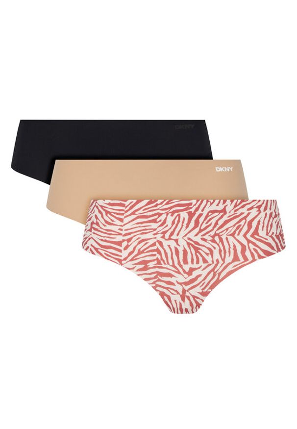 DKNY Komplet fig DK5028BP3 Kolorowy. Materiał: syntetyk. Wzór: kolorowy