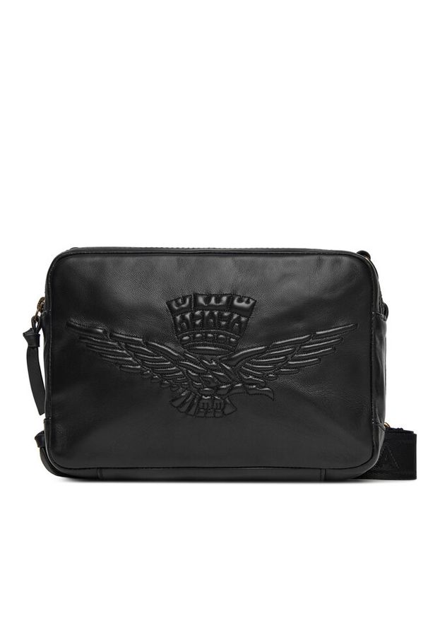 Saszetka Aeronautica Militare. Kolor: czarny