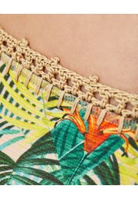 DEL MAAR - Kolorowy top od bikini. Kolor: zielony. Materiał: tkanina, materiał. Wzór: kolorowy #4
