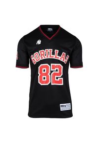 GORILLA WEAR - San Mateo Koszulka - Czarny/Czerwony. Kolor: czerwony. Sport: fitness #1