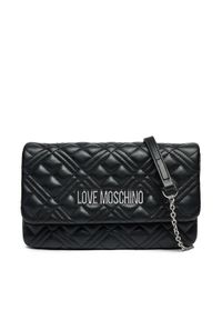 Love Moschino - LOVE MOSCHINO Torebka JC4097PP1MLA000B Czarny. Kolor: czarny. Materiał: skórzane