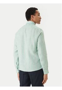 BOSS Koszula H-Liam 50560595 Zielony Regular Fit. Kolor: zielony. Materiał: len #4