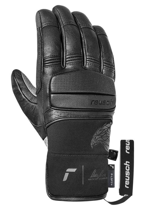 Reusch - Rękawice Marco Schwarz. Kolor: czarny. Sezon: zima. Sport: narciarstwo
