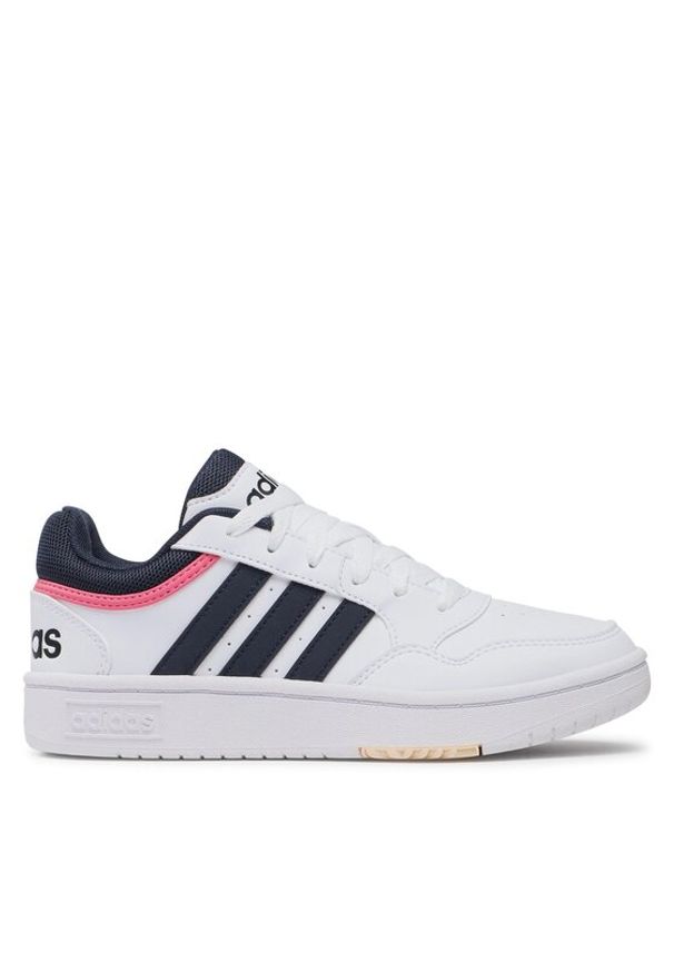 Adidas - adidas Sneakersy Hoops 3.0 GW3037 Biały. Kolor: biały. Materiał: syntetyk