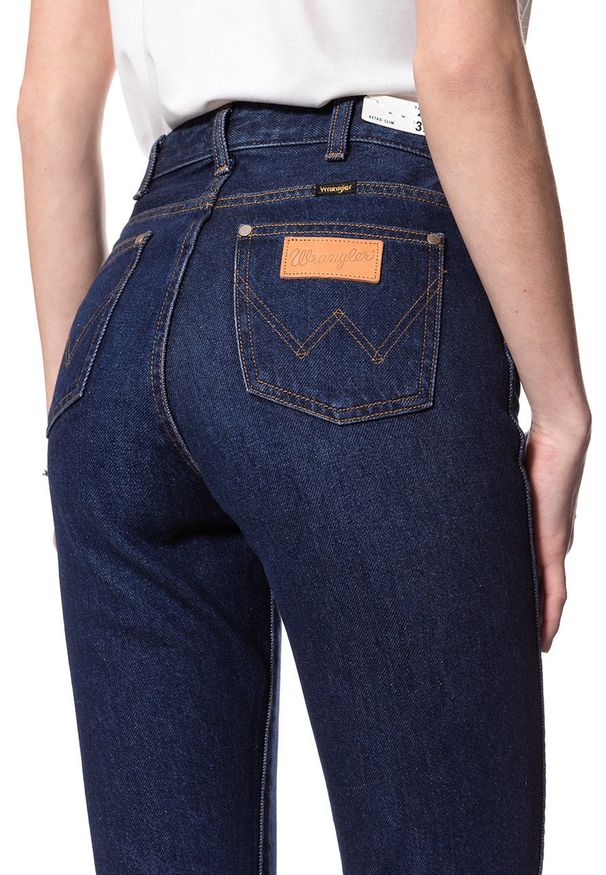 Wrangler - WRANGLER RETRO SLIM MARILYN BLUE W239RI210 112127897. Stan: podwyższony. Styl: retro