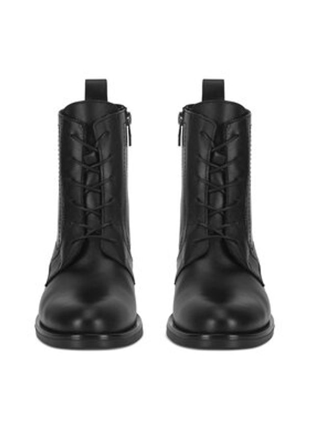 Gino Rossi Botki DOTTY-26204PE Czarny. Kolor: czarny. Materiał: skóra
