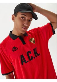 Kappa Koszulka techniczna Authentic Sloan 331Z4PW Czerwony Comfort Fit. Kolor: czerwony. Materiał: syntetyk #4