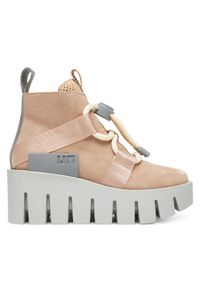 United Nude Botki Grip Nomad Lo II 1076586157 Różowy. Kolor: różowy. Materiał: zamsz, skóra