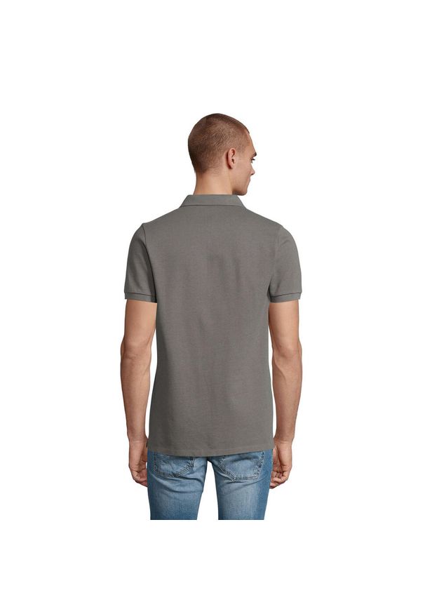 SOL'S - Polo Sol's Owen. Typ kołnierza: polo. Kolor: szary. Materiał: bawełna