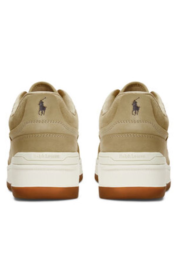Polo Ralph Lauren Sneakersy Masters Sprt 809945255002 Beżowy. Kolor: beżowy. Materiał: skóra