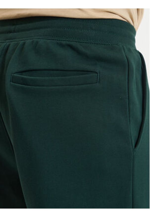 TOMMY HILFIGER - Tommy Hilfiger Szorty sportowe Essential Terry MW0MW37240 Zielony Regular Fit. Kolor: zielony. Materiał: bawełna. Styl: sportowy