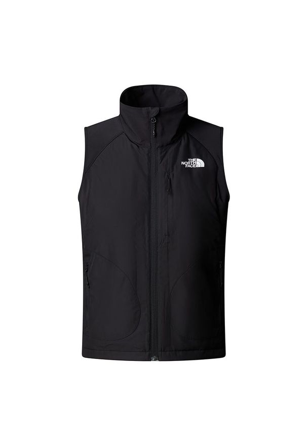 Bezrękawnik damski The North Face Hybrid 0A883V4H01 - czarny. Kolor: czarny. Materiał: materiał, syntetyk, poliester. Długość rękawa: bez rękawów. Wzór: aplikacja