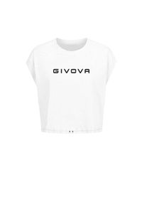 Koszulka damska Givova. Typ kołnierza: dekolt w łódkę. Kolor: wielokolorowy, biały, czarny. Materiał: bawełna #1