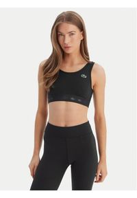 Lacoste Biustonosz sportowy IF0133 Czarny. Kolor: czarny. Materiał: syntetyk #1