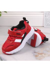 Atletico Buty półbuty sportowe dziecięce na rzep czerwone AbcKids B933104083. Zapięcie: rzepy. Kolor: czerwony #5