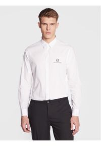 Armani Exchange Koszula 8NZCP2 ZNBJZ 1100 Biały Regular Fit. Kolor: biały. Materiał: bawełna #1