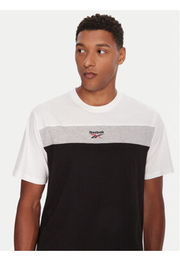 Reebok T-Shirt RK25156CCM Biały Regular Fit. Kolor: biały. Materiał: bawełna