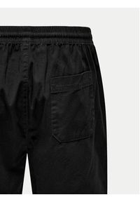 Only & Sons Szorty materiałowe Tel 22027949 Czarny Regular Fit. Kolor: czarny. Materiał: bawełna #3
