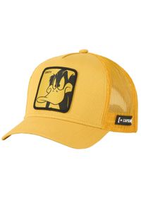 CapsLab - Czapka z daszkiem Capslab Looney Tunes Daffy Duck Trucker CL/LOO4/1/DUF1. Kolor: żółty