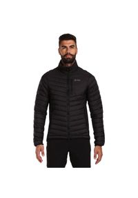 Kurtka puchowa Kilpi Actis. Kolor: czarny. Materiał: nylon. Sport: turystyka piesza #1