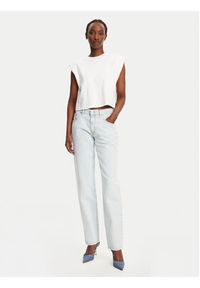 ACCESS FASHION Jeansy 53-8040-580 Niebieski Straight Fit. Kolor: niebieski #5