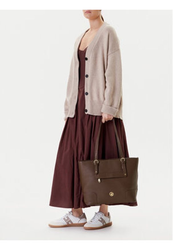 Beverly Hills Polo Club Torebka CEO-BHPC-C-007-08 Brązowy. Kolor: brązowy