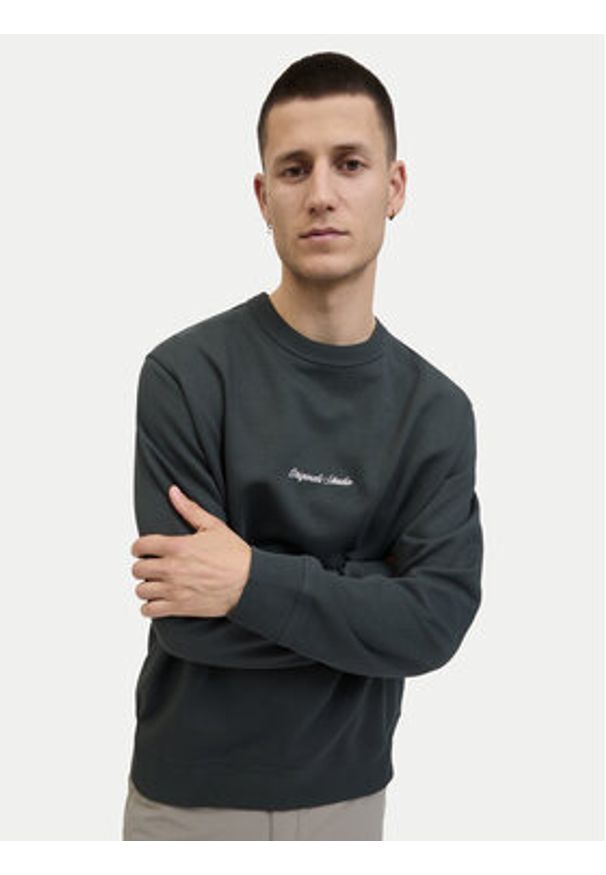 Jack & Jones - Jack&Jones Bluza Norrebro 12282893 Szary Relaxed Fit. Kolor: szary. Materiał: bawełna