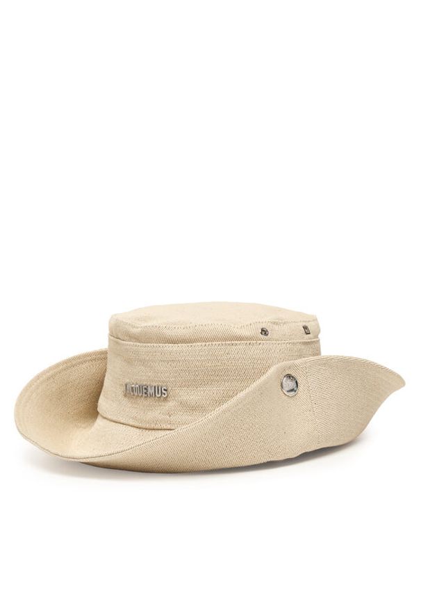 JACQUEMUS Kapelusz 25E255AC7215113 Beżowy. Kolor: beżowy. Materiał: len