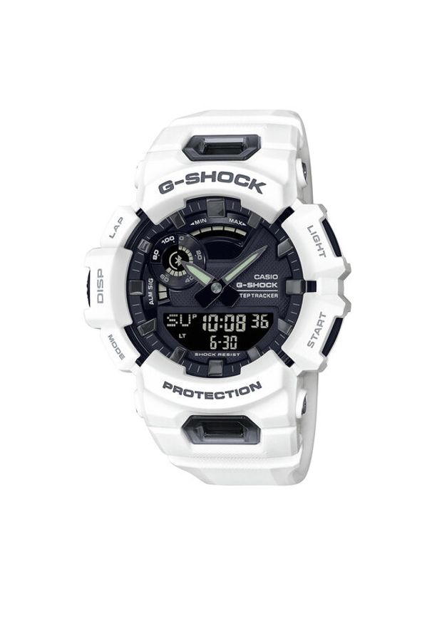 G-Shock Zegarek GBA-900-7AER Biały. Kolor: biały. Materiał: syntetyk