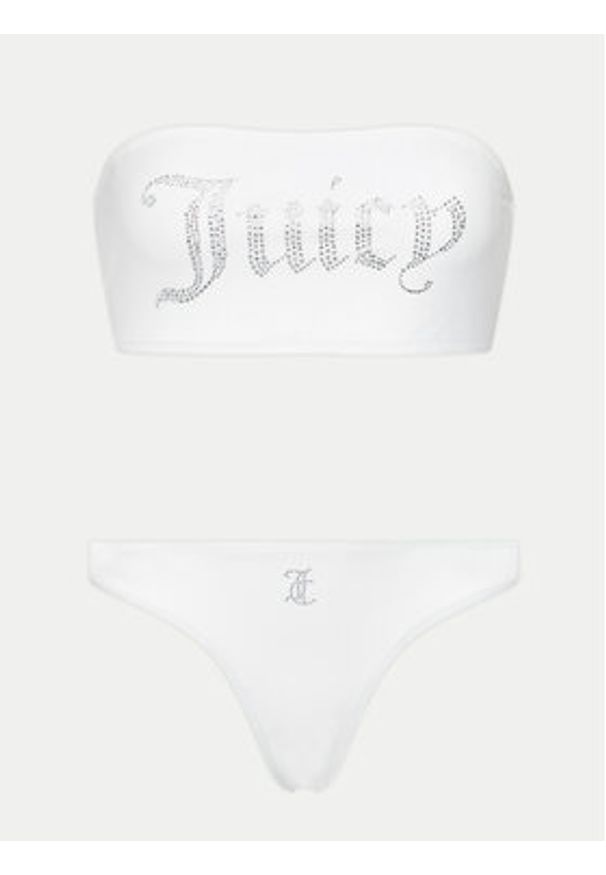 Juicy Couture Bikini Diamante JCIT122001 Biały. Kolor: biały. Materiał: syntetyk