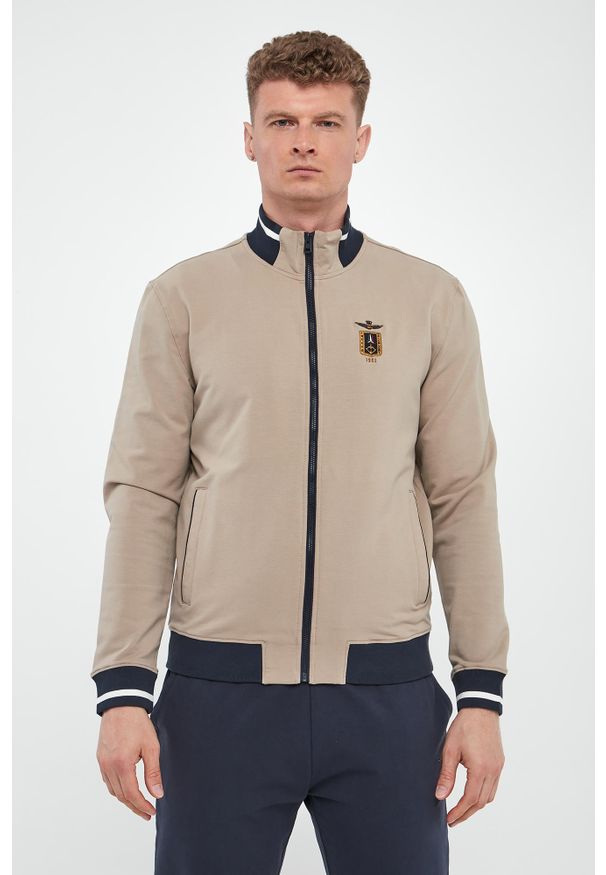 Aeronautica Militare - Bluza męska ze stójką AERONAUTICA MILITARE. Typ kołnierza: kołnierzyk stójkowy