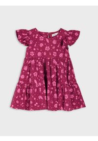 Sinsay - Bawełniana sukienka babydoll z motywem muszli - kremowy. Kolor: kremowy. Materiał: bawełna #1