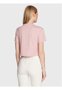 Guess T-Shirt Adele V2YI06 K8HM0 Różowy Regular Fit. Kolor: różowy. Materiał: bawełna
