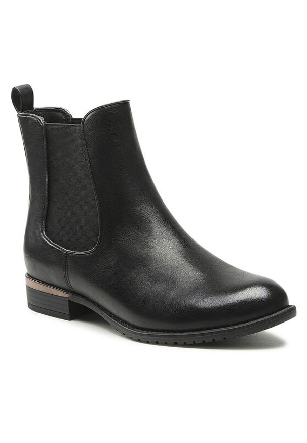 Jenny Fairy Sztyblety W16AW462-20 Czarny. Kolor: czarny. Materiał: skóra