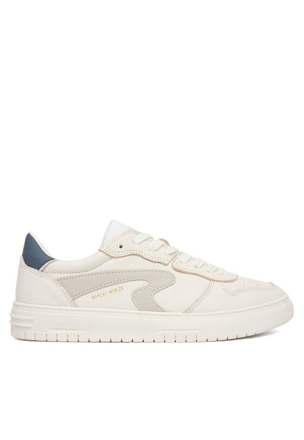 Replay - REPLAY Sneakersy GMZ9I .000.C0001L Biały. Kolor: biały. Materiał: skóra