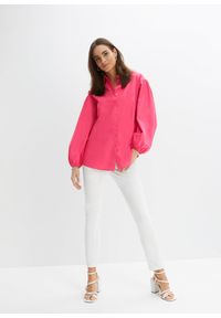 bonprix - Bluzka koszulowa. Kolor: różowy #1
