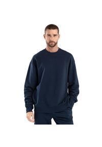 Bluza dresowa Lifestyle męska SIROKO Bluemarine. Kolor: niebieski. Materiał: dresówka. Sport: fitness