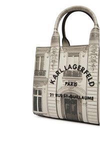 Karl Lagerfeld - KARL LAGERFELD Torebka B2W30282 Szary. Kolor: szary. Materiał: skórzane #4