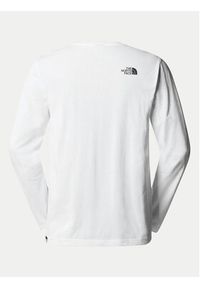 The North Face Longsleeve Simple Dome NF0A87QN Biały Regular Fit. Kolor: biały. Materiał: bawełna. Długość rękawa: długi rękaw #4