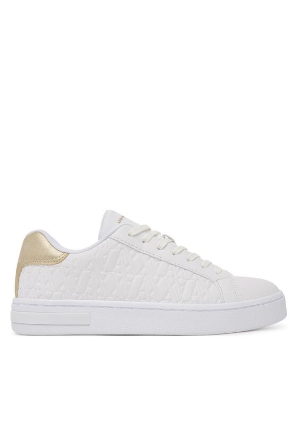 Armani Exchange Sneakersy XDX165 XV891 T782 Biały. Kolor: biały. Materiał: skóra