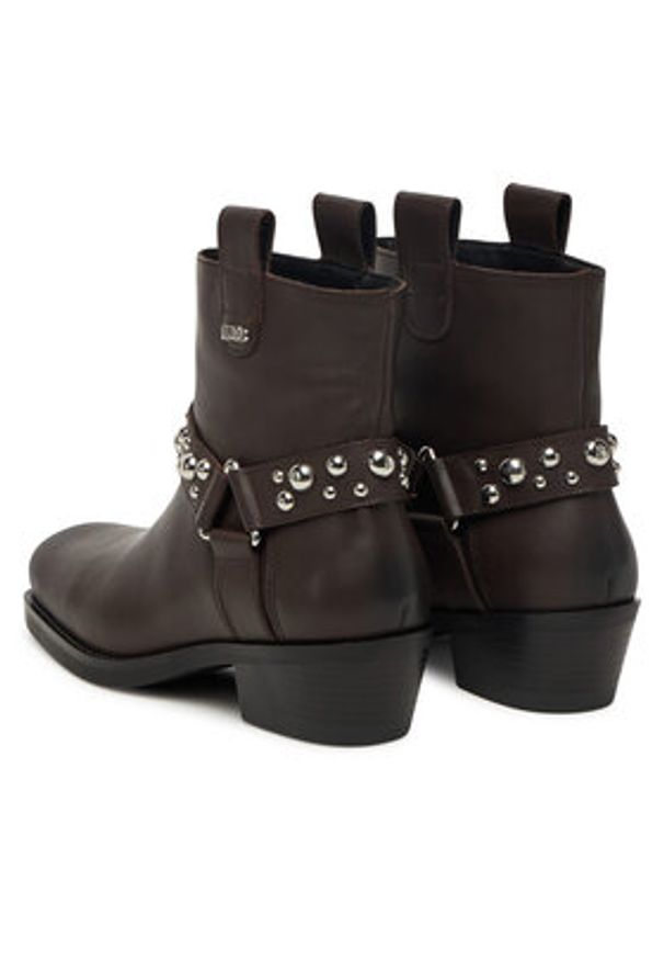 Liu Jo Botki Roxy 01 SF5047 P0102 Brązowy. Kolor: brązowy. Materiał: skóra