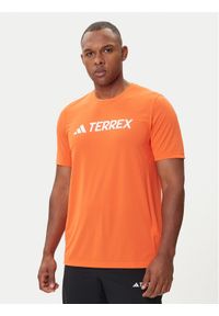 Adidas - adidas T-Shirt Terrex Multi Climacool Logo Tech JI9236 Pomarańczowy Regular Fit. Kolor: pomarańczowy. Materiał: syntetyk. Technologia: ClimaCool (Adidas)