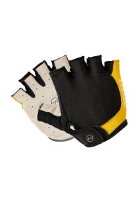MADANI - Rękawiczki rowerowe unisex madani krótkie TIGER`S PAW. Kolor: żółty #1