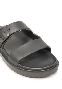 TOMMY HILFIGER - Tommy Hilfiger Klapki Double Strap FW0FW09114 Szary. Kolor: szary. Materiał: syntetyk #4