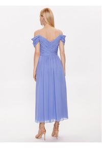 Luisa Spagnoli Sukienka koktajlowa Palagio 539672 Niebieski Regular Fit. Kolor: niebieski. Materiał: jedwab. Styl: wizytowy #5