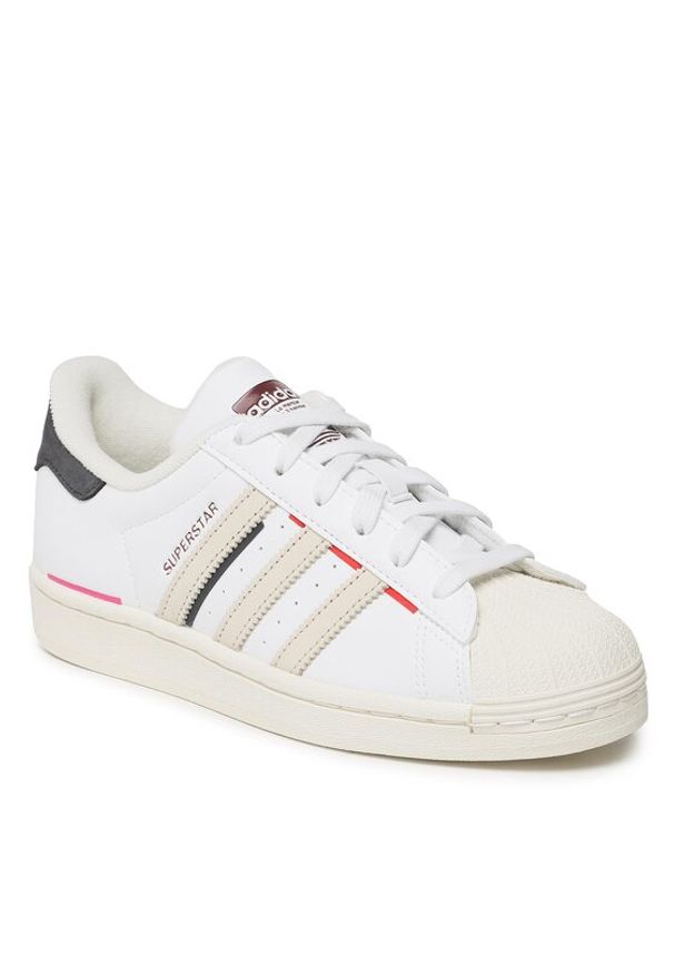 adidas gazelle silver green womens adidas Women's Superstar II Shoes, Size 5.5, White/Black/White main image 0