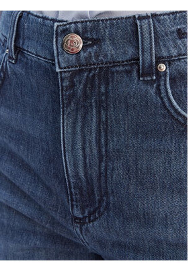Marella Jeansy 2613181024 Niebieski Wide Leg. Kolor: niebieski