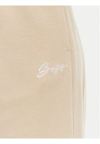 BOSS Spodnie dresowe 50540278 Beżowy Regular Fit. Kolor: beżowy. Materiał: dresówka #3