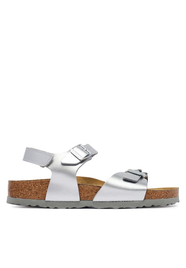 Sandały Birkenstock. Kolor: srebrny