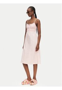 Roxy Sukienka letnia Rosie ERJWD03871 Różowy Regular Fit. Kolor: różowy. Materiał: bawełna. Sezon: lato #3